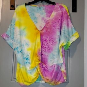 Size Medium Boutique Tye Dye Blouse